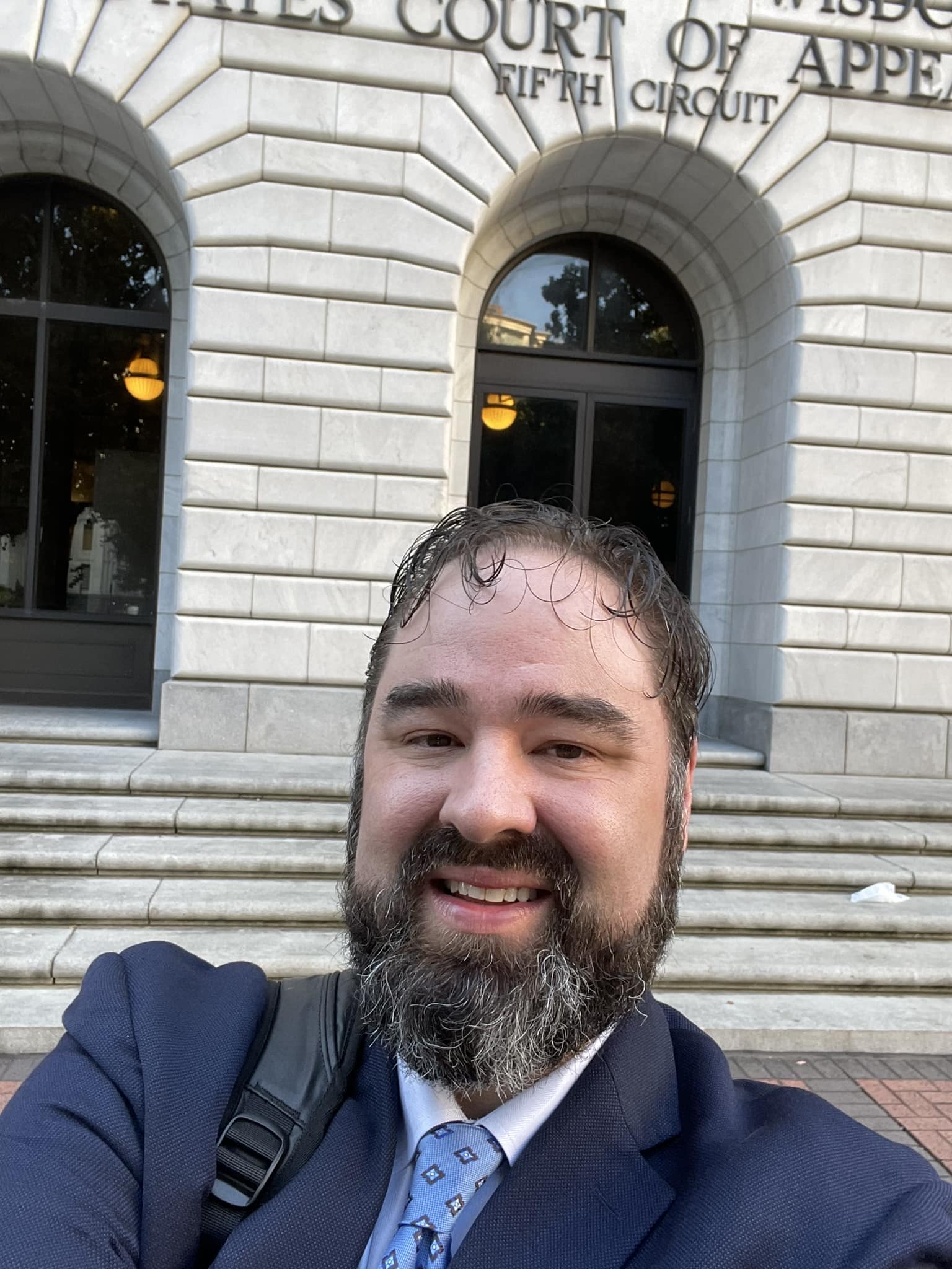 Me arguing in front of the Fifth Circuit